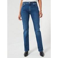 Tommy Hilfiger Women’s Bootcut Fit Mid Rise Jeans, Blue (Ana), 30W/32L