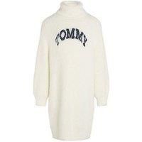 Tommy Hilfiger Girls Tommy Turtleneck Fluffy Long Sleeve Dress - Cream