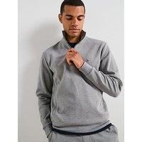 Tommy Hilfiger Essential Intechno 1/4 Zip Sweatshirt - Grey