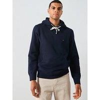 Tommy Hilfiger Men’s Essential Regular Fit Fleece Hoodie, Blue (Desert Sky), 3XL