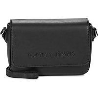 Tommy Jeans  ESS MUST FLAP CROSSOVER  women's Shoulder Bag in Black