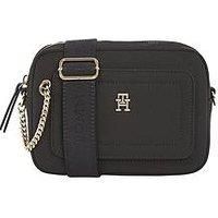 Tommy Hilfiger Metal Logo Camera Bag - Black