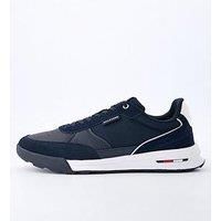 Tommy Hilfiger Mixed Media Retro Running Shoes - Navy