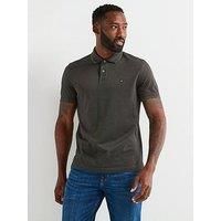 Tommy Hilfiger Regular Fit Two Tone Oxford Polo Shirt - Khaki Green