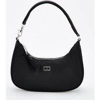 Tommy Jeans Iconic Logo Shoulder Bag - Black