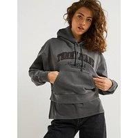 Tommy Jeans Varsity Logo Hoodie - Black