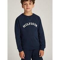 Tommy Hilfiger Kids Monotype Sweatshirt - Navy