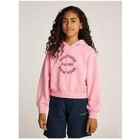 Tommy Hilfiger Girls New York Hoodie - Pink