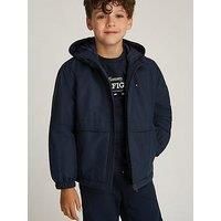 Tommy Hilfiger Boys Ribstop Padded Hd Jacket - Navy
