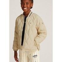 Tommy Hilfiger Kids Quilted Jacket - Beige