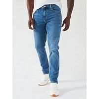 Tommy Hilfiger Men/'s CORE Denton Light Blue MW0MW39033 Straight, Denim, 38W / 32L