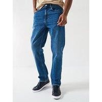 Tommy Hilfiger Men/'s Regular Mercer STR Cobalt Blue MW0MW39037 Straight, Denim (Cobalt Blue), 34W / 32L