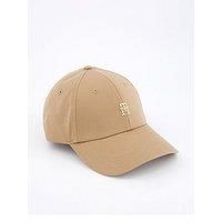 Tommy Hilfiger Women’s Elevated Chic Cotton Cap, Beige (Safari Canvas), One Size