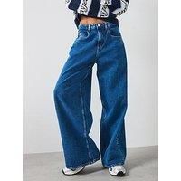 Tommy Jeans Loose Wide Leg Jeans - Blue