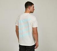 Tommy Jeans Bubble Logo Back Graphic T-Shirt - Beige - Size L
