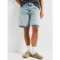 Tommy Jeans Mia Relaxed Fit Bermuda Short - Blue