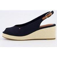 Tommy Hilfiger Slingback Espadrille Wedge - Navy