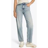 Tommy Jeans Layla High Rise Straight Leg Jean - Blue