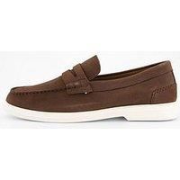 Tommy Hilfiger Nubuck Loafers - Brown