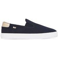 Tommy Hilfiger Slip-On Canvas Shoes - Navy