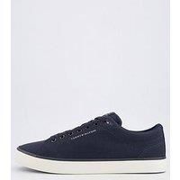 TOMMY HILFIGER Men/'s TH HI Vulc Low CORE Canvas, Blue (Desert Sky), 6.5