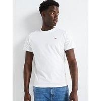 Tommy Jeans TJM Slim 2PACK Mix TEE EXT S/S T-Shirt Men/'s, Multi (Ecru/Black), L