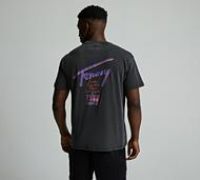 Tommy Jeans Faded Graphic T-Shirt - Black - Size XL