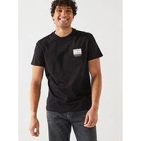 Tommy Jeans Mono Left Chest Logo T-Shirt - Black
