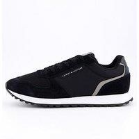 TOMMY HILFIGER Men/'s New Runner EVA Mix, Black (Black), 7