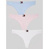 Tommy Hilfiger 3 Pack Heritage Thong - Blue