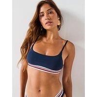 Tommy Hilfiger Global Stripe Bralette - Navy