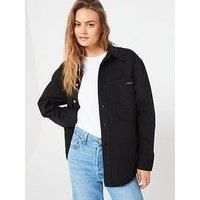 Calvin Klein Jeans Denim Overshirt - Black