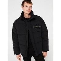 Calvin Klein Jeans Chenille Puffer Jacket - Black