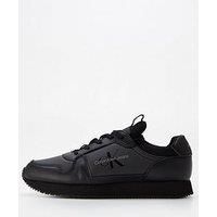 Calvin Klein Jeans Retro Runner Sock Sneakers - Black