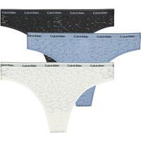 Calvin Klein Women Brazilian 3Pk 000QD5225E Brazilian, Multi (Black/Ivory/Troposphere), XL