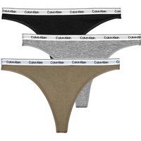 Calvin Klein Jeans  THONG X3  women's Tanga briefs in Multicolour