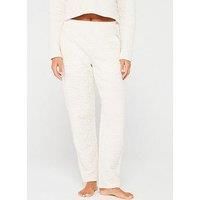 Calvin Klein Waffle Monogram Lounge Jogger - Cream