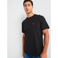 Calvin Klein Jeans Left Chest Woven Patch Regular T-Shirt - Black