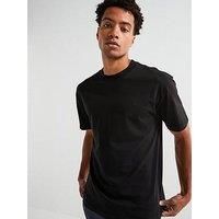 Calvin Klein Jeans Soft Layered Monogram Logo T-Shirt - Black
