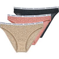 Tommy Hilfiger  3P FULL LACE BIKINI X3  women's Knickers/panties in Multicolour