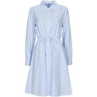 Tommy Hilfiger  ITHAKA KNEE SHIRT-DRESS LS  women's Dress in Blue
