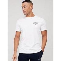 Tommy Hilfiger Men's Lounge Chest Logo T-Shirt, White