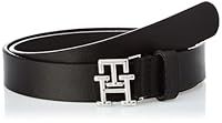 Tommy Hilfiger Women/'s Th Logo 2.5 Aw0aw15182 Belts, Black (Black), 70
