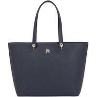 Tommy Hilfiger Women/'s TH EMBLEM LARGE ZA AW0AW15181 Wallets, Black, OS