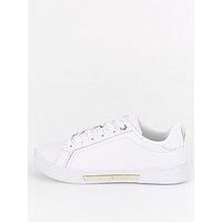 Tommy Hilfiger Chic court Sneaker - FW0FW07634-YBS Women's Shoe Leather White