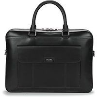 Tommy Hilfiger  TH SPW LEATHER COMPUTER BAG  men's Briefcase in Black