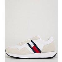 Tommy Jeans Men Running Trainers Athletic Shoes, White (White), 40