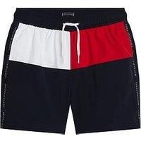 Tommy Hilfiger Boys Medium Drawstring Swimshort - Navy