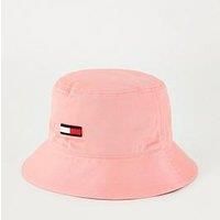 Tommy Jeans Logo Bucket Hat - Pink