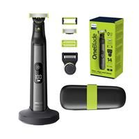 Philips OneBlade Pro 360 Face + Body - Electric Beard Trimmer, Shaver and Razor, with 14-Length Comb and Click-On Skin Guard, Body Comb and Travel Case (Model QP6651/30)